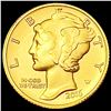 Image 1 : 2016-W 1/10th oz Gold Mercury Dime SUPERB GEM BU