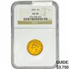 Image 1 : 1855 $3 Gold Piece NGC AU50