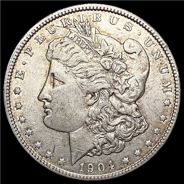 1904 Morgan Silver Dollar NEARLY UNCIRCULATED