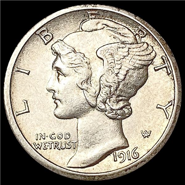 1916-S FSB Mercury Dime UNCIRCULATED