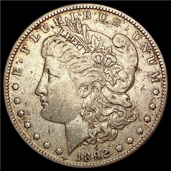1892-O Morgan Silver Dollar NEARLY UNCIRCULATED