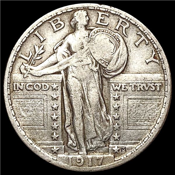 1917 T2 Standing Liberty Quarter CLOSELY UNCIRCULATED