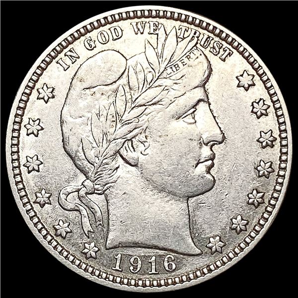1916-D Barber Quarter CLOSELY UNCIRCULATED