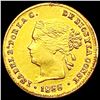Image 1 : 1866 Philippines Gold 1 Peso 0.0476oz CLOSELY UNCIRCULATED
