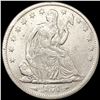 Image 1 : 1874 Arws Seated Liberty Half Dollar ABOUT UNCIRCULATED