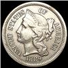 Image 1 : 1889 Nickel Three Cent CLOSELY UNCIRCULATED