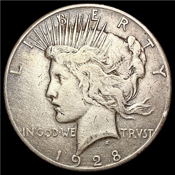 1928 Silver Peace Dollar NICELY CIRCULATED