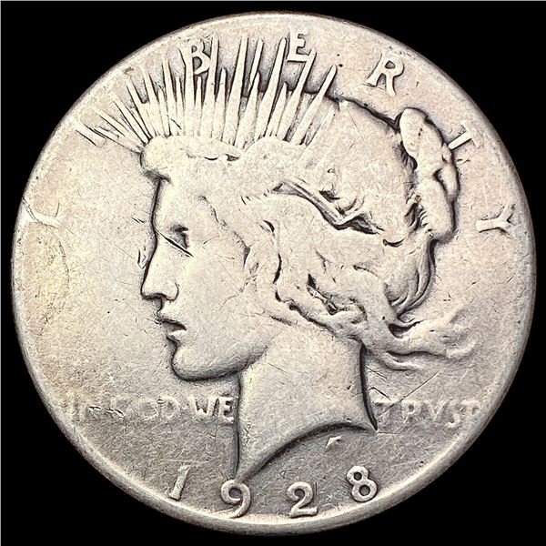 1928 Silver Peace Dollar NICELY CIRCULATED