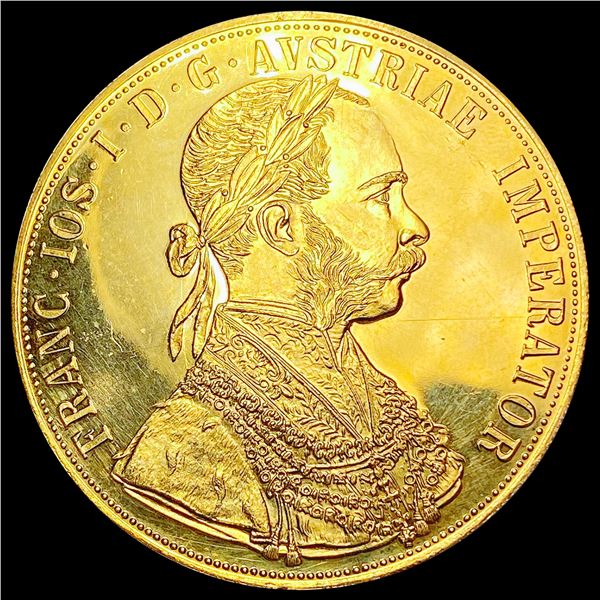 1915 Austria 4 Ducat .4428oz AGW CHOICE PROOF