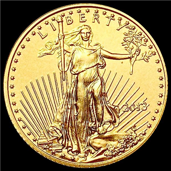 2013 1/10th oz American Gold Eagle SUPERB GEM BU