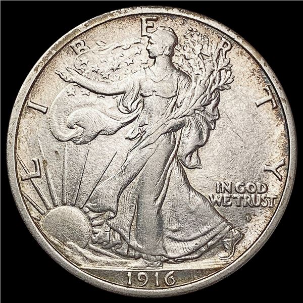 1916 Walking Liberty Half Dollar CLOSELY UNCIRCULATED