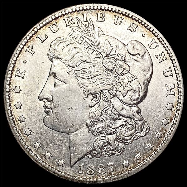 1887-S Morgan Silver Dollar CHOICE AU