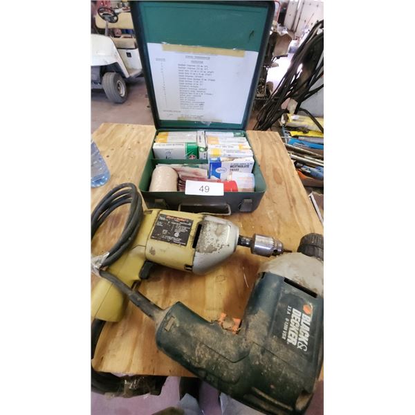 First Aid Kit / Electrical Drills