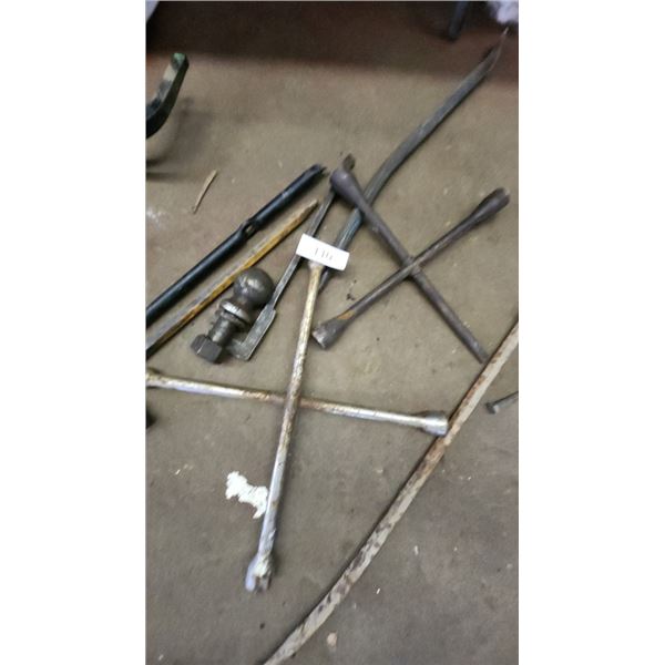 Misc Lot Of Tire Wrenches