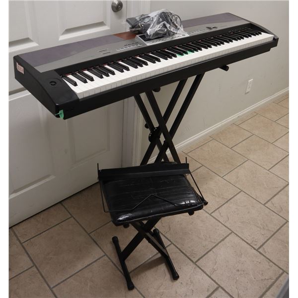 FUJIYAMA KEYBOARD WITH STAND, SEAT, PEDAL,