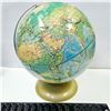 Image 1 : VINTAGE RAND MCNALLY TOPOGRAPHICAL GLOBE