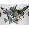 Image 1 : LARGE BOX OF METAL  BUTTERFLY GARDEN DECORATIONS