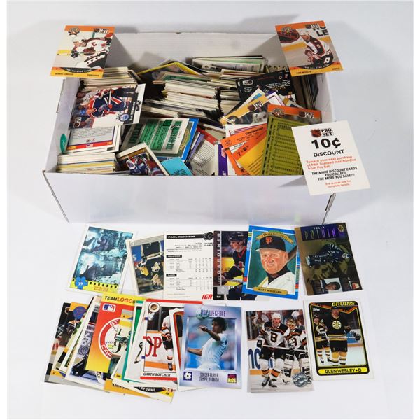 SHOEBOX FULL OF NHL HOCKEY CARDS