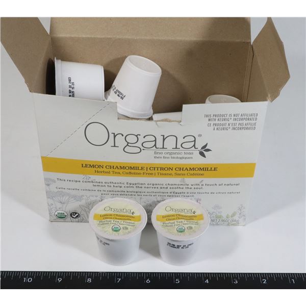 ORGANA FINE ORGANIC TEAS K CUPS