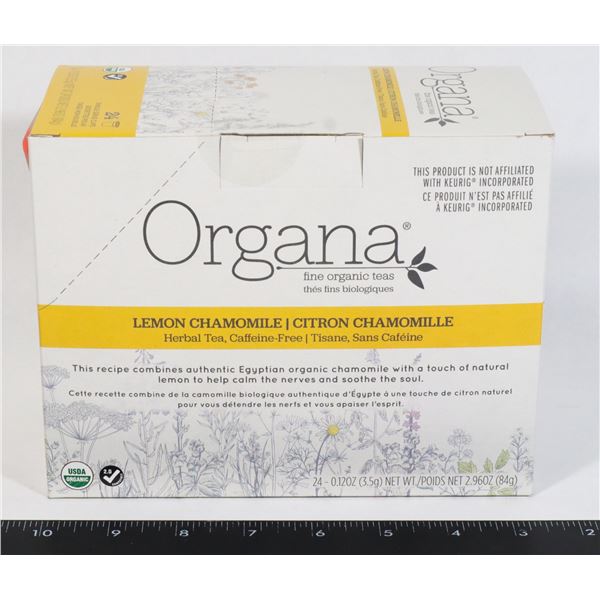 ORGANA FINE ORGANIC TEAS K CUPS