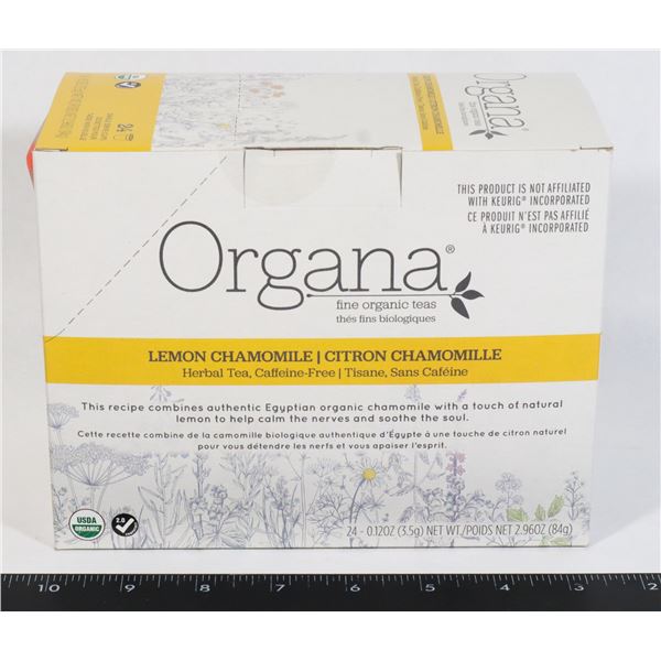 ORGANA FINE ORGANIC TEAS K CUPS