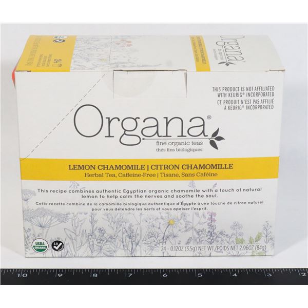 ORGANA FINE ORGANIC TEAS K CUPS