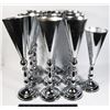 Image 1 : BOX OF LARGE METAL CENTERPIECES