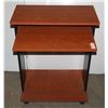 Image 1 : ROLLING DESK APPROX 31" TALL X 21.5" WIDE X 18"