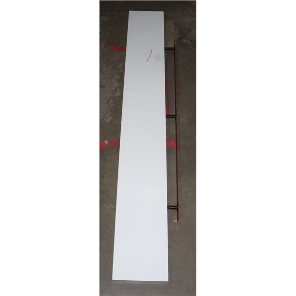 WHITE IKEA FLOATING SHELF