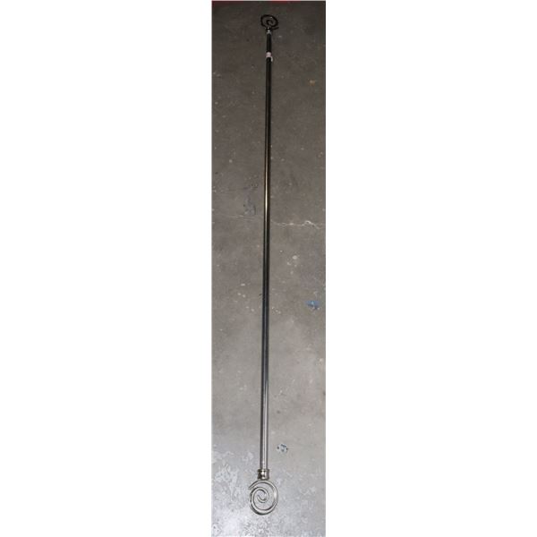 CURTAIN ROD (APPROX 60" TO 100" ADJUSTABLE)