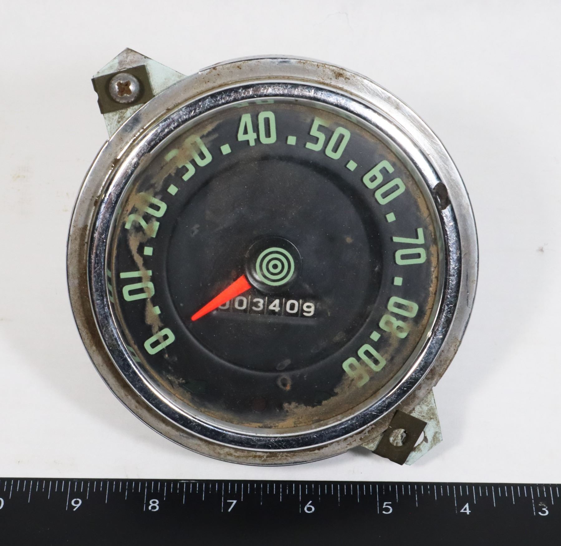 VINTAGE SPEEDOMETER 0-90MPH