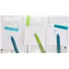 Image 2 : 3 NEW EYE LINE/LIP COSMETIC PENCILS TEAL, LIME,