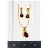 Image 1 : NEW GOLD TONE ROSE DESIGN RHINESTONE DROP EARRINGS