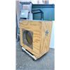 Image 2 : SHOP EXHAUST FAN WITH A 1 HP ELECTRIC MOTOR IN AN ENCLOSED PLYWOOD BOX ** DOLLY NOT INCLUDED **