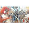 Image 2 : GROUP OF ASSORTED CLAMPS, BLACK & DECKER WORK TABLE, ROUTER ACCESSORY AND A 4' X 1' MATERIAL