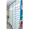 Image 2 : LARGE 35 DRAWER WOODEN WALL CABINET AND CONTENTS - PAINTING, ELECTRICAL, TOOL, METAL WORK AND WOOD
