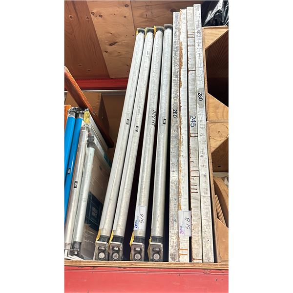 APPROX. 9 ASSORTED SIZE PRINTING ROLLER SCREEN FRAMES FOR THIEME 3/4 AUTOMATIC