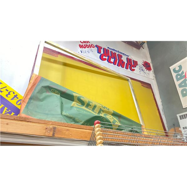 APPROX. 6 EXTRA LARGE PRINTING SCREEN FRAMES FOR THIEME 3/4 AUTOMATIC SCREEN PRINTING MACHINE ( LOT