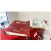 Image 14 : TECHNICAL INDUSTRIAL CO FOUR COLOR PAD PRINTER ( TIC - 301SC ) WITH A RED WOODEN SHELF OF