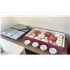 Image 15 : TECHNICAL INDUSTRIAL CO FOUR COLOR PAD PRINTER ( TIC - 301SC ) WITH A RED WOODEN SHELF OF