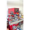 Image 3 : TECHNICAL INDUSTRIAL CO FOUR COLOR PAD PRINTER ( TIC - 301SC ) WITH A RED WOODEN SHELF OF