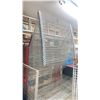 Image 2 : RED 50 RACK MOBILE PRINT SHOP DRYING RACK - APPROX. 4'W X 4'D X 6.5'H AND A SMALL WHITE 4.5'H PRINT