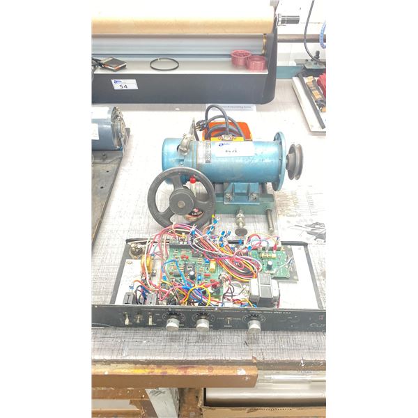 AMERICAN SCREEN PRINTING EQUIPMENT CO 11386 PERMANENT MAGNET DIRECT CURRENT MOTOR WITH CONTROL