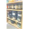 Image 2 : BEIGE METAL TWO DOOR CABINET FILLED WITH ASSORTED PRINTING INK - APPROX. 2.4'W X 1.5'D X 3'H