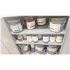 Image 3 : DARK GREY METAL TWO DOOR CABINET FILLED WITH ASSORTED PRINTING INK - APPROX. 2.4'W X 1.5'D X 3'H