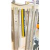 Image 2 : GROUP OF ASSORTED ALUMINUM RULERS, STRAIGHT EDGES, ECT