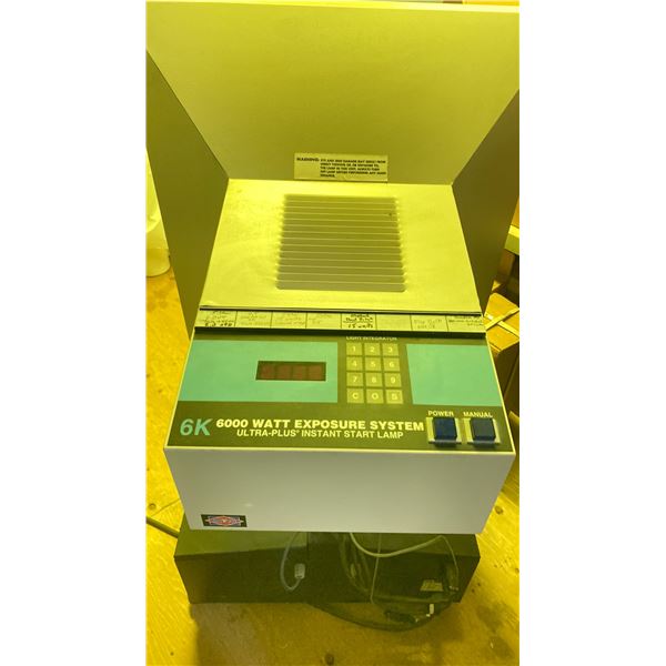 NUARC MOBILE 6K SILK SCREEN EXPOSURE SYSTEM