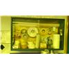 Image 1 : PLEXIGLASS FRONT TWO DOOR WALL HANGING CABINET AND CONTENTS - VARIOUS TYPES OF TAPE - APPROX. 4' X