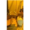 Image 1 : CONTENTS OF SCREEN COATING ROOM - ASSORTED WORK TABLE, SHELVING UNIT, CABINET, DEHUMIDIFIER