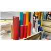 Image 1 : LARGE GROUP OF ASSORTED SIZES AND COLORS OF VINYL